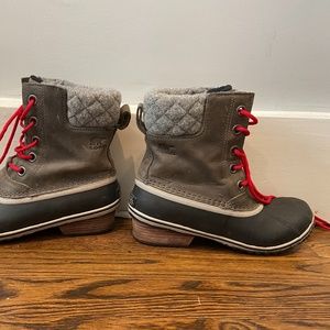 Grey Womens Slimpack™ Ii Lace Duck Boots/Booties